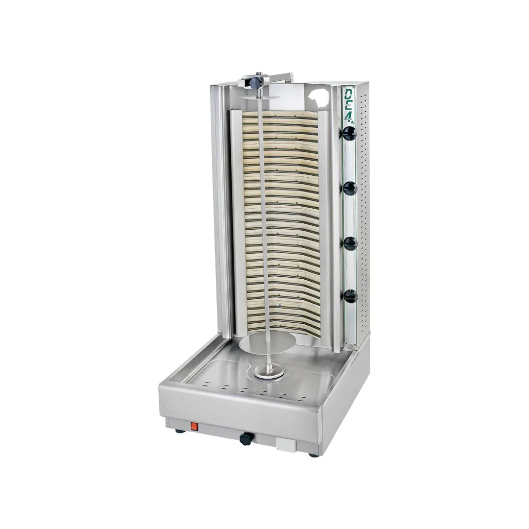 Machine à kebab électrique 4 zones 530x640x1150mm 11,5kW 400V - VISVARDIS - Machine à kebab électrique