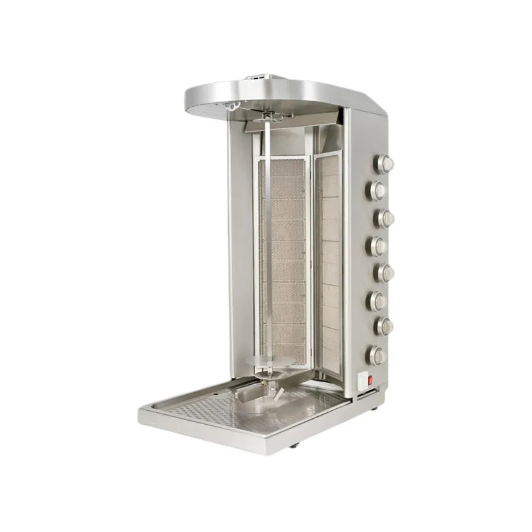 Machine à kebab gaz 16 zones 530x720x840mm 21kW - VISVARDIS - Machine à kebab gaz