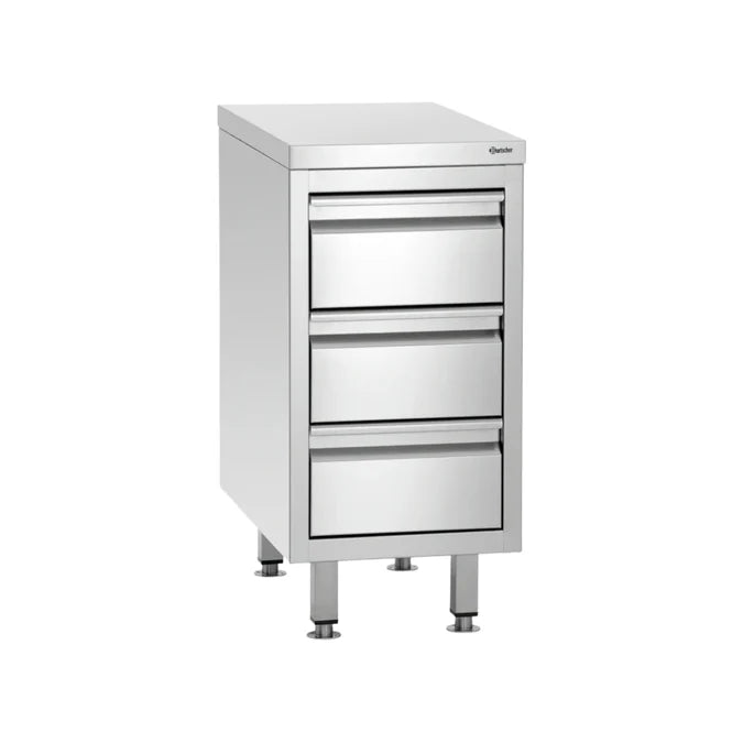 Meuble inox avec 3 tiroirs BARTSCHER 337307 vue 1 - Usine CHR