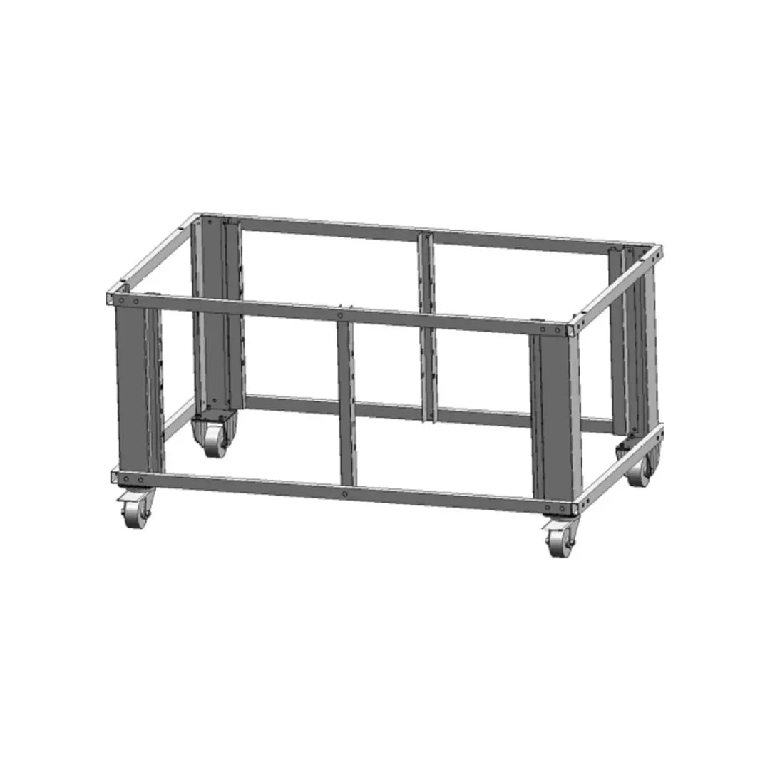 Support de four à pizza AMALFI A sur roulette - Hauteur 800mm - MORETTI - Support pour four à pizza