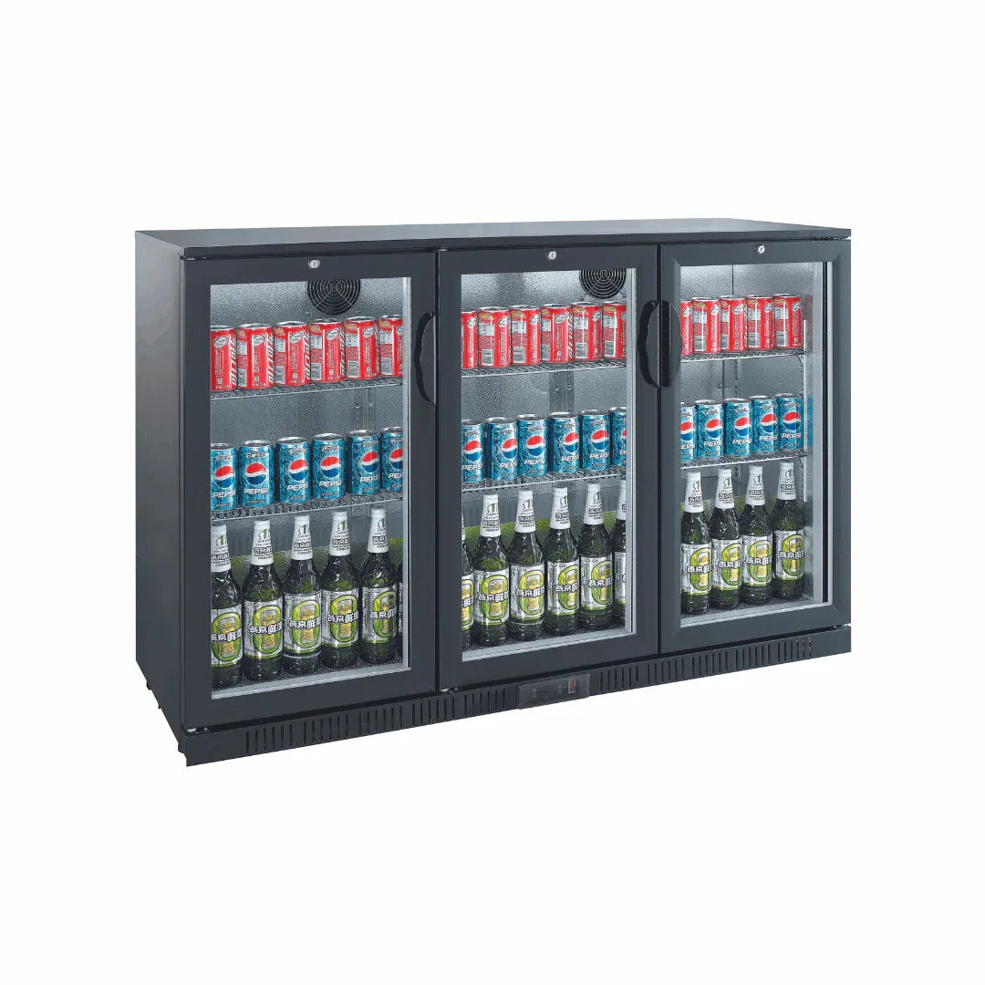 Arrière-bar réfrigéré 3 portes H: 850mm CUISTANCE AR3PB vue 1 - Usine CHR