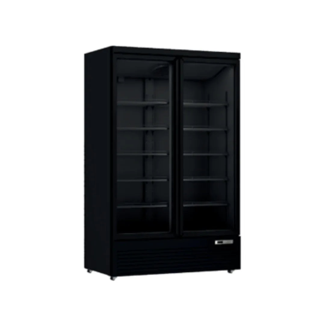 Vitrine noir réfrigérée positive 2 portes 1081L CUISTANCE ARLSCS2P vue 1 - Usine CHR