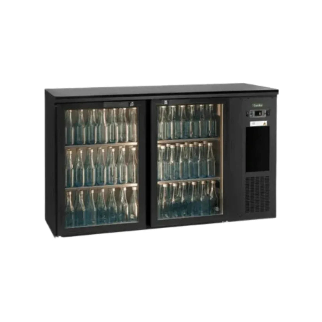 Arrière-bar 2 portes vitrées anthracite GAMKO E3/22GMU vue 1 - Usine CHR