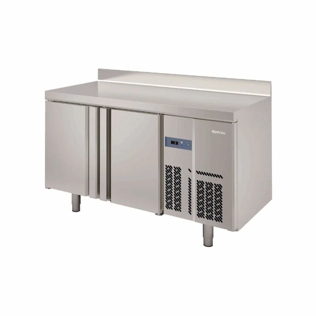 Desserte réfrigérée négative -18°C 2 portes 1468x600x850mm - INFRICO - Table réfrigérée négative