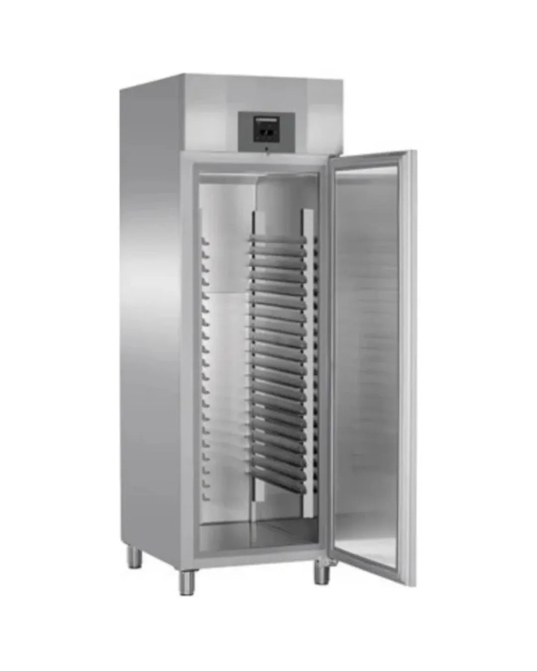 Armoire réfrigérée EURONORMES PREMIUM 600X400 positive ventilée en inox 1 porte - 602 litres LIEBHERR vue 1 - Usine CHR