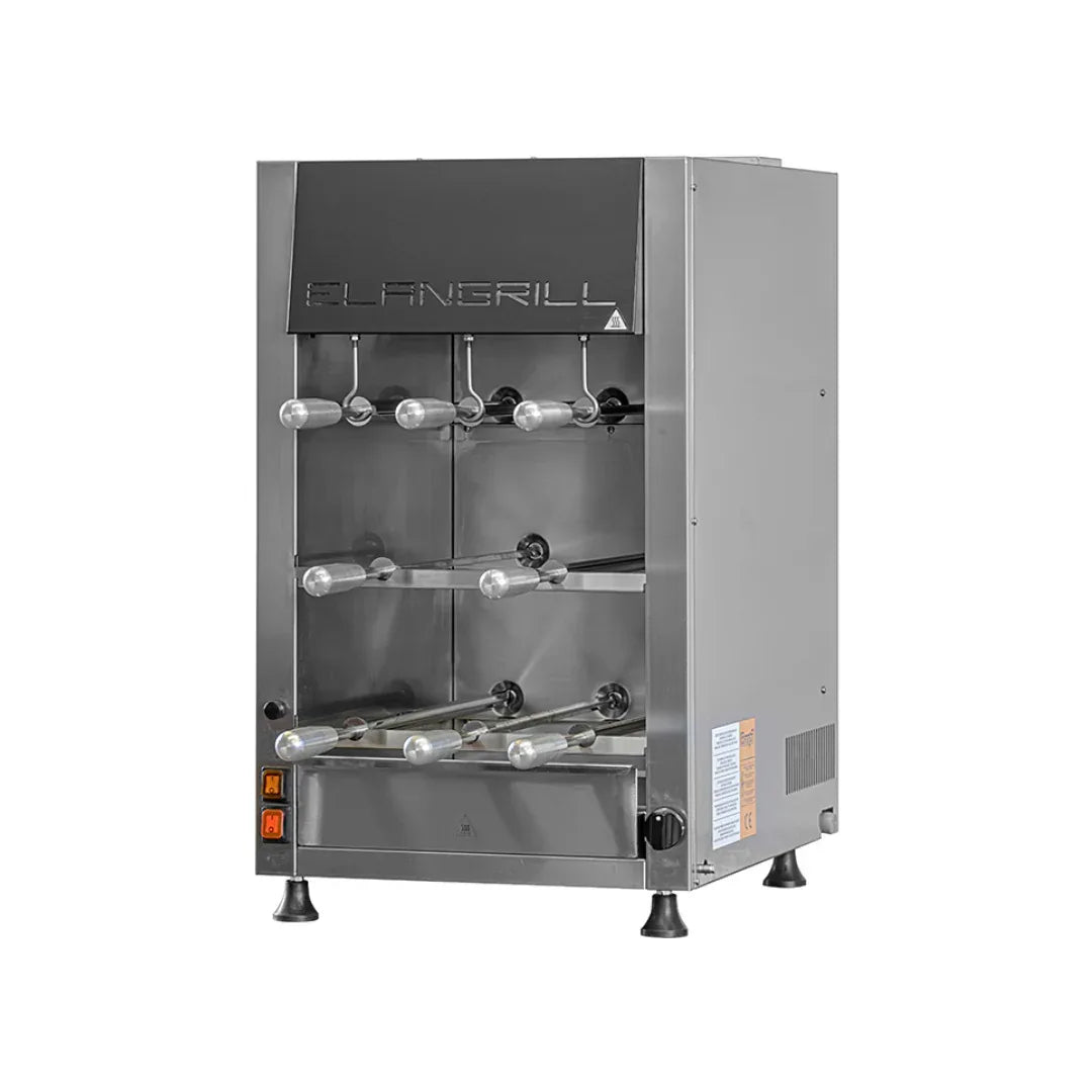 Churrasco à gaz 8 épées ELANGRILL CM 8 GAZ vue 1 - Usine CHR