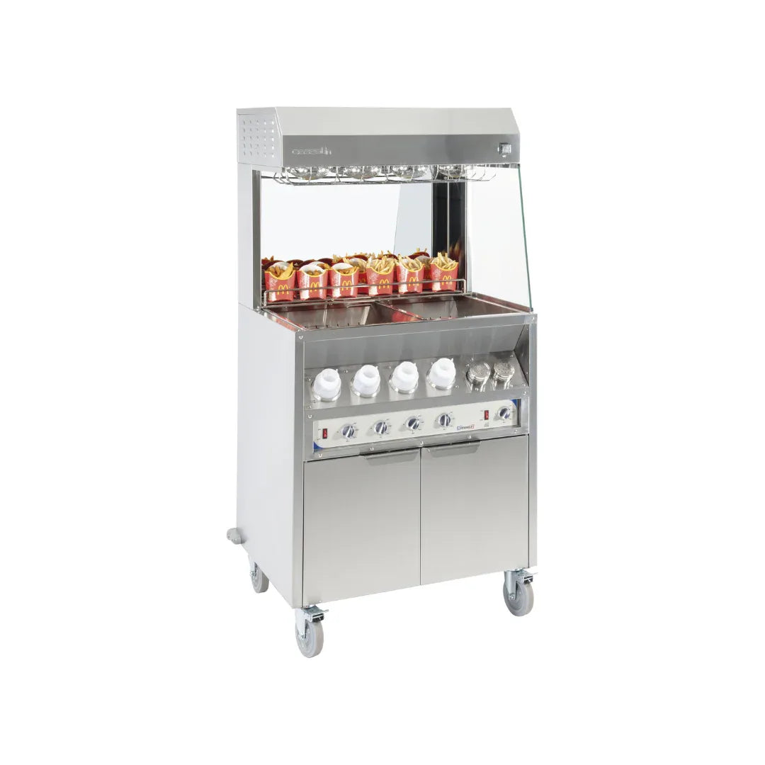 Poste de salage chauffe sauce 800 CASSELIN CPDSCS800 vue 1 - Usine CHR