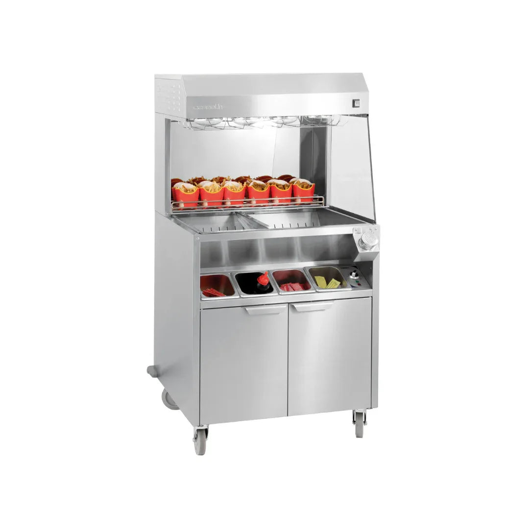 Poste de salage double chauffe 800 CASSELIN CPDSDC800 vue 1 - Usine CHR