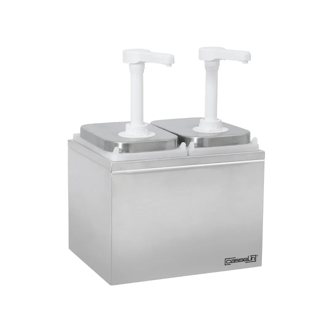 Pompe à sauce neutre 2 x 2L CASSELIN CPSN22L vue 1 - Usine CHR