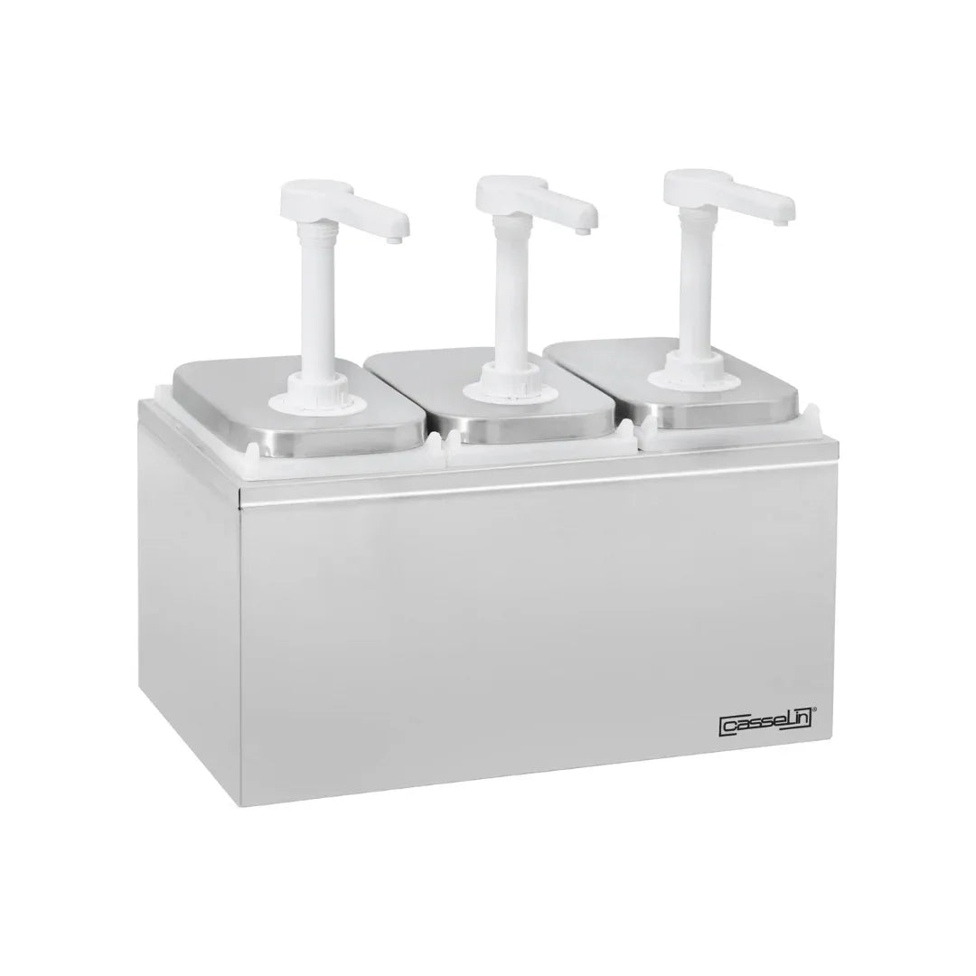 Pompe à sauce neutre 3 x 2L CASSELIN CPSN32L vue 1 - Usine CHR