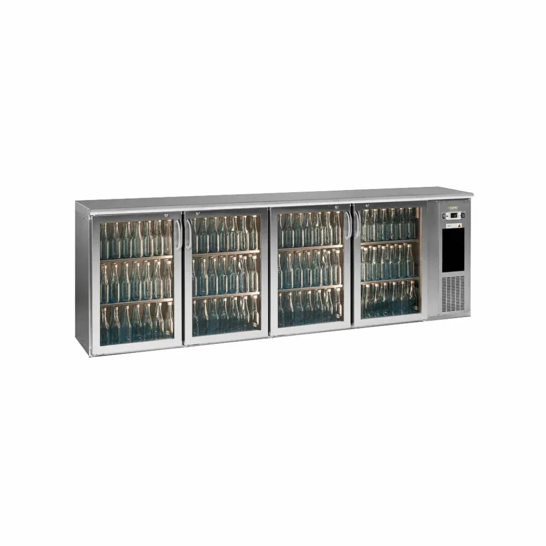 Arrière-bar 4 portes vitrées inox GAMKO E3/2222GMUCS vue 1 - Usine CHR