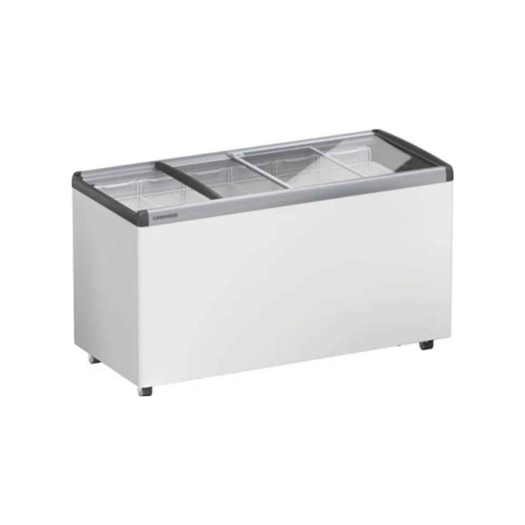 Congélateur avec couvercle coulissant vitré - 444 litres - LIEBHERR - Congélateur coffre à porte coulissante