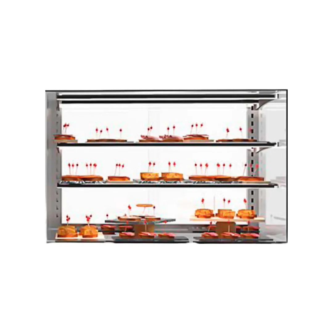 Vitrine neutre à poser 3 niveaux - 1000 SAYL EPV100 vue 1 - Usine CHR