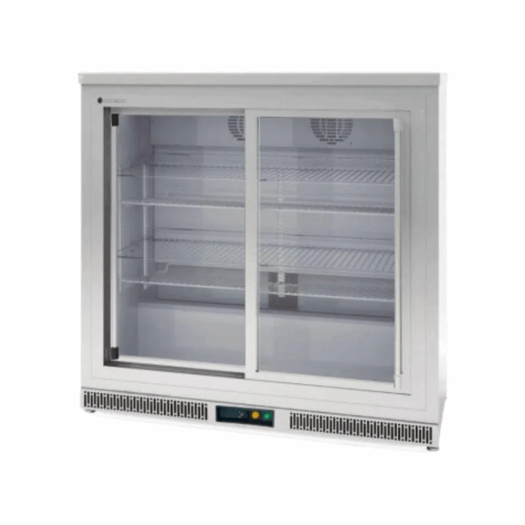Arrière bar en inox 2 portes vitrées coulissantes +2/+8°C CORECO ERHS-250-LI vue 1 - Usine CHR
