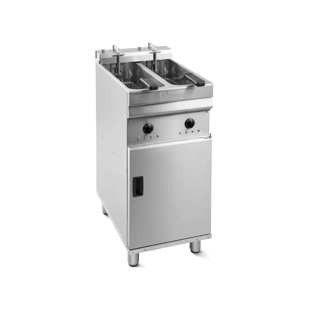Friteuse électrique sur meuble 2 x 8L