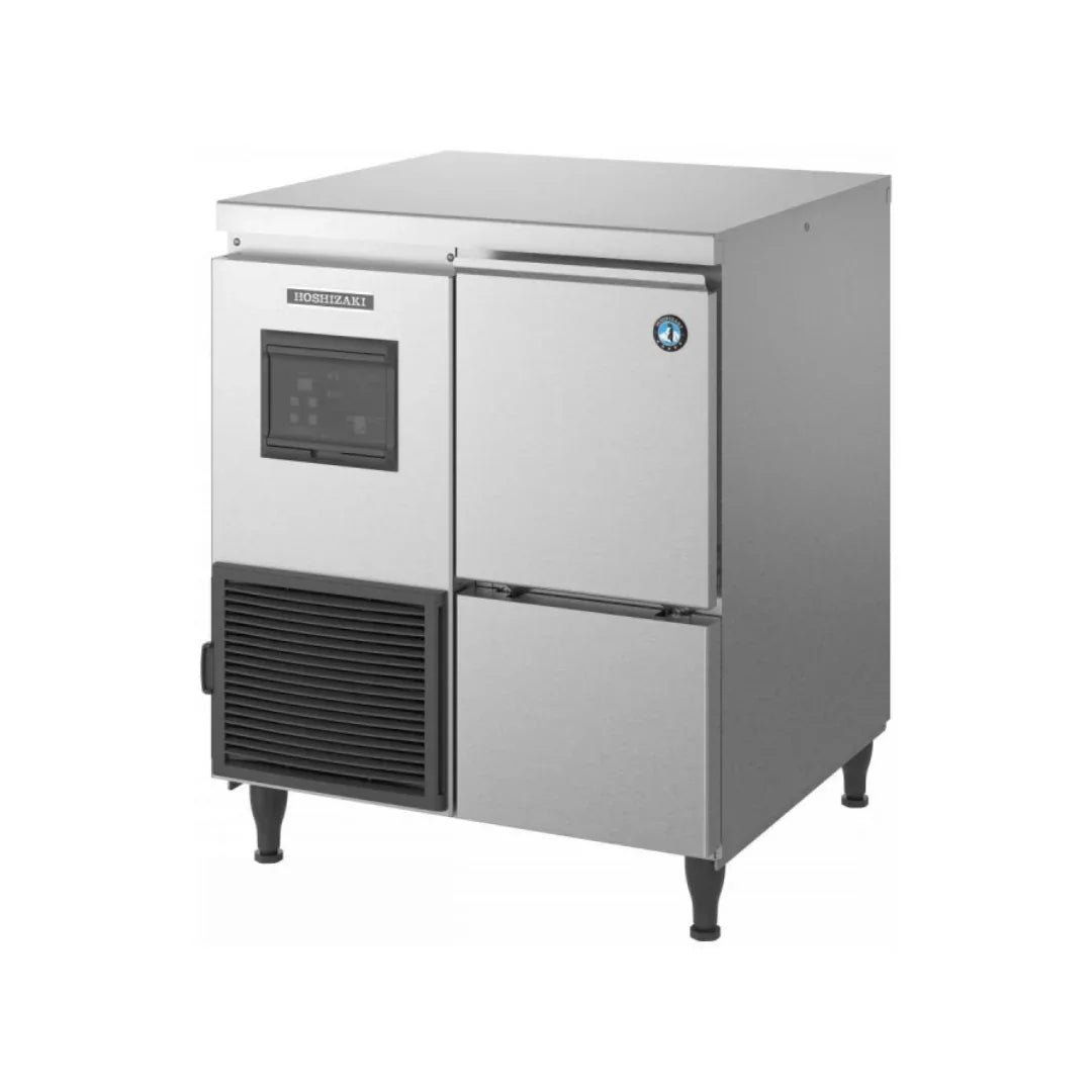 Machine à glaçons en super grain - Production : 125Kg/24h - Stockage : 26 Kg HOSHIZAKI FM-120KE-HC vue 1 - Usine CHR