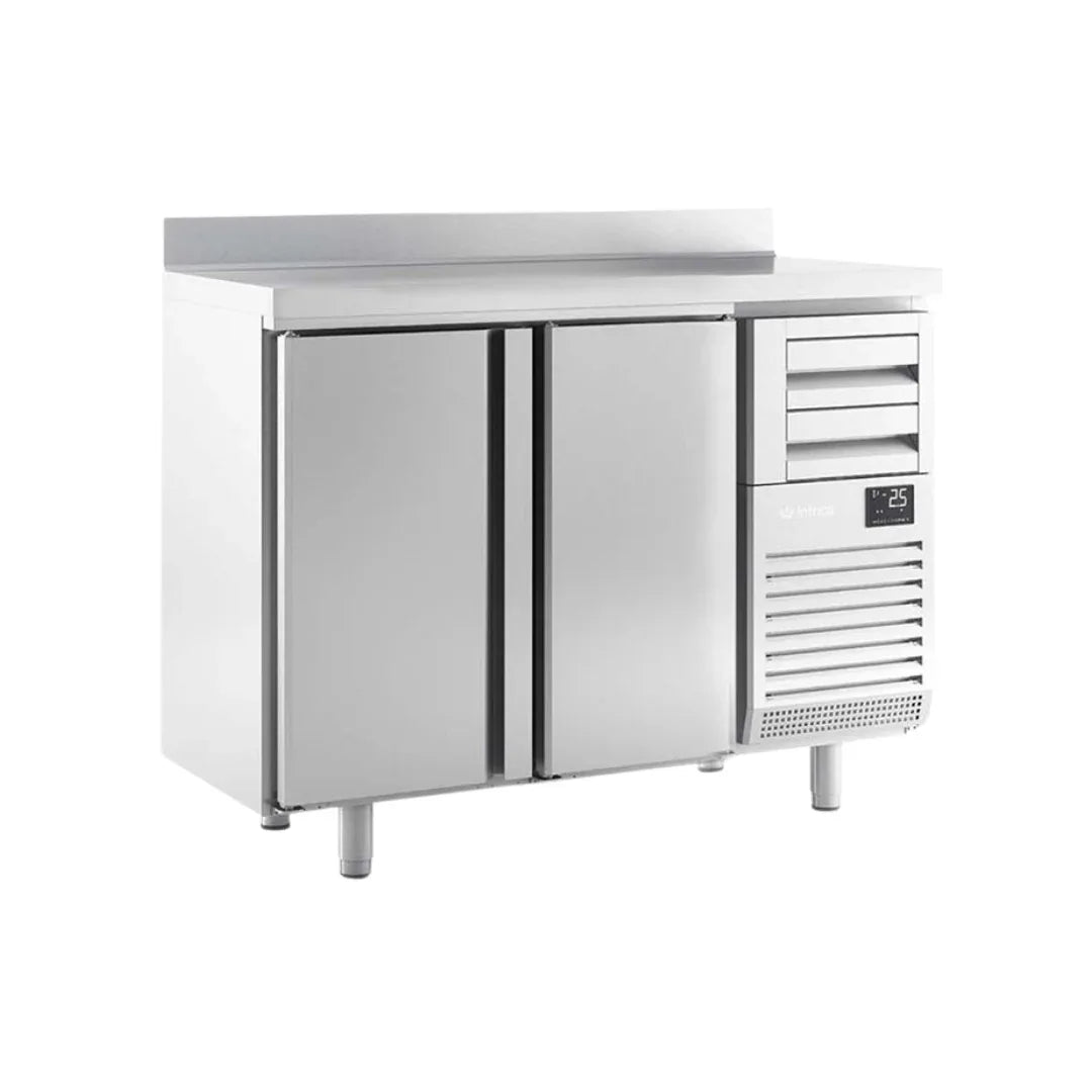 Arrière bar réfrigérée positive -2/+8°C 2 portes 1468x600x1050mm - INFRICO - Arrière-bar réfrigéré