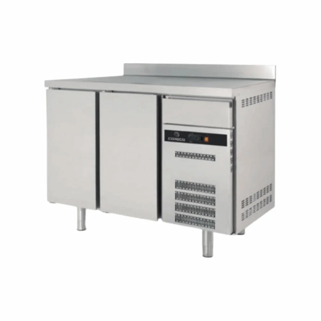 Arrière bar en inox 2 portes pleines battantes +2/+8°C gamme Classic - 1495x600x850mm - CORECO - Arrière-bar réfrigéré