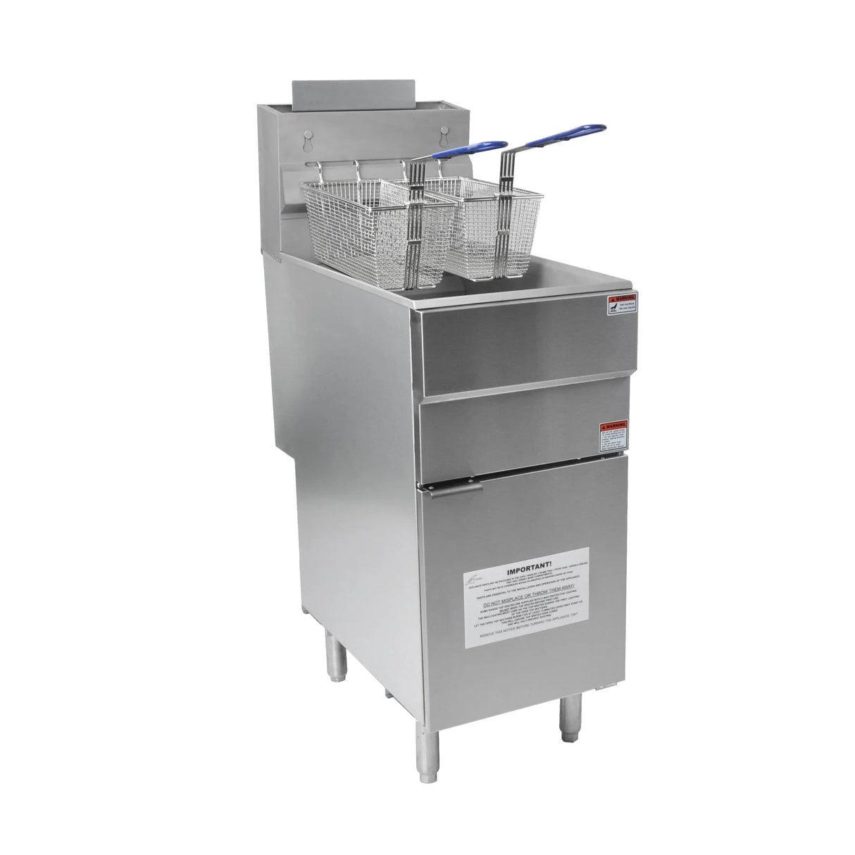 Friteuse à gaz sur meuble 23L CUISTANCE GF90 vue 1 - Usine CHR