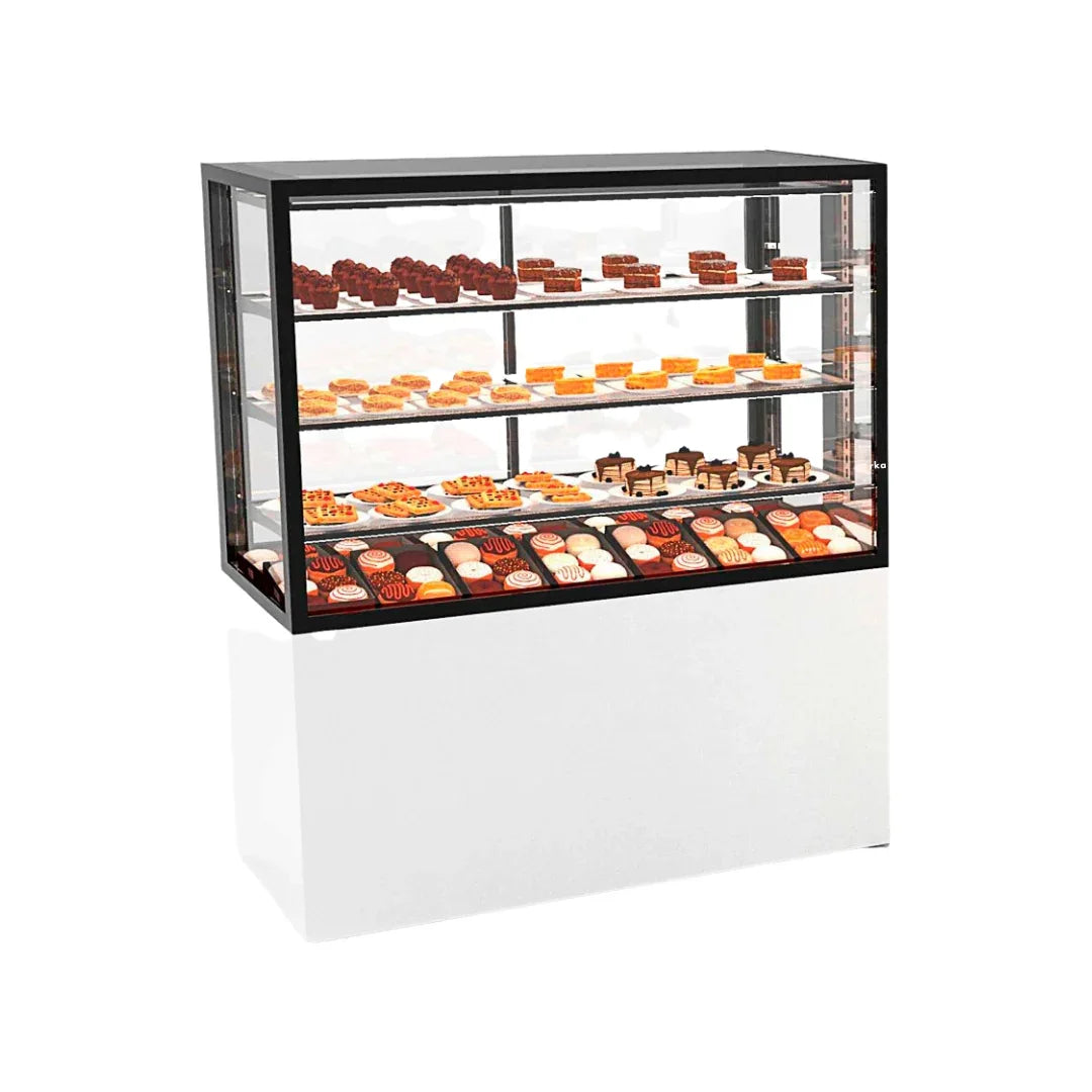 Vitrine de présentation neutre libre service 4 niveaux - 1000 - SAYL - Vitrine de présentation