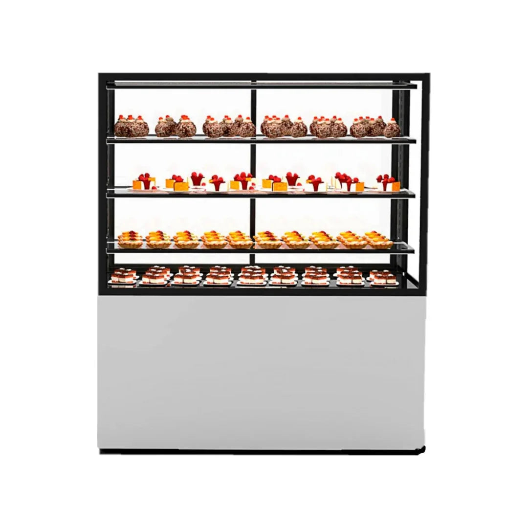 Vitrine de présentation neutre 4 niveaux - 1200 SAYL IN120/80-140N vue 1 - Usine CHR