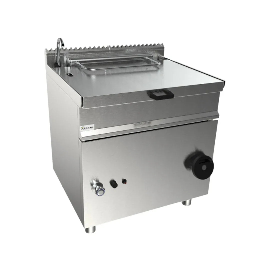 Sauteuse basculante à gaz. Renversement manuel - CASTA - Sauteuse électrique