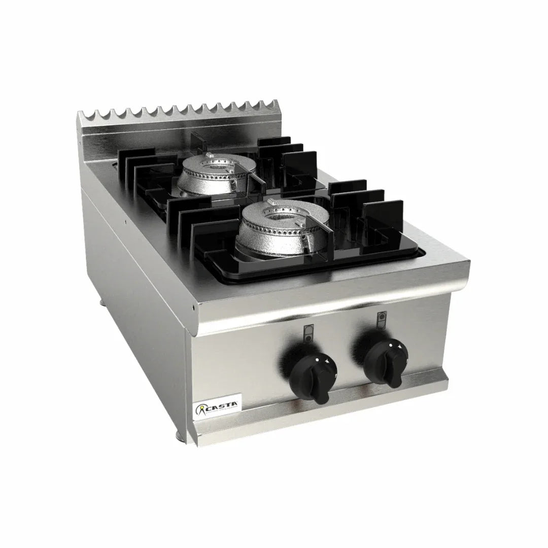 Cuisinière Gaz à poser 2 feux 15kW CASTA L7/KUPG2BB.2G vue 1 - Usine CHR