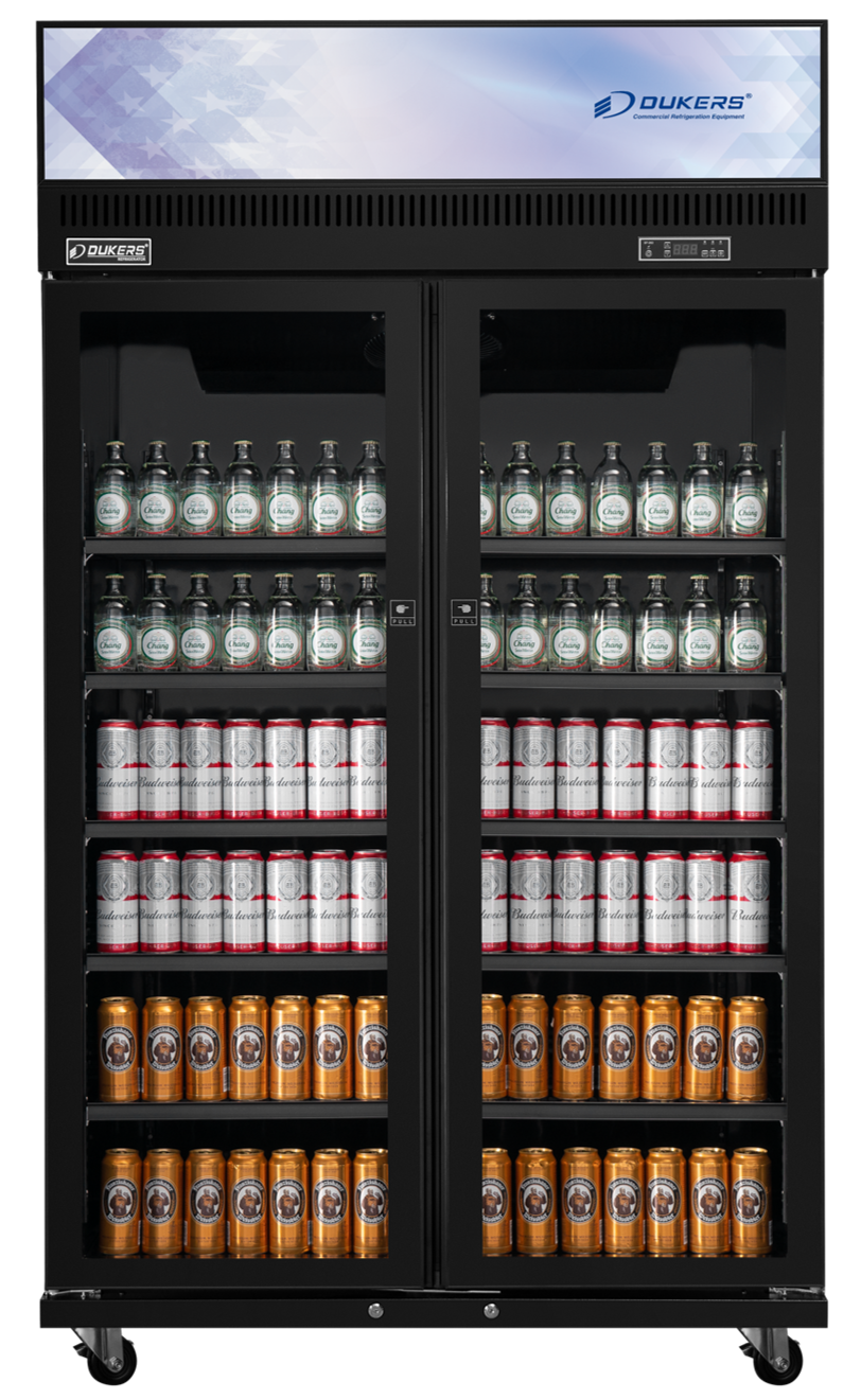 Armoire à boissons réfrigérée 2 portes avec canopy