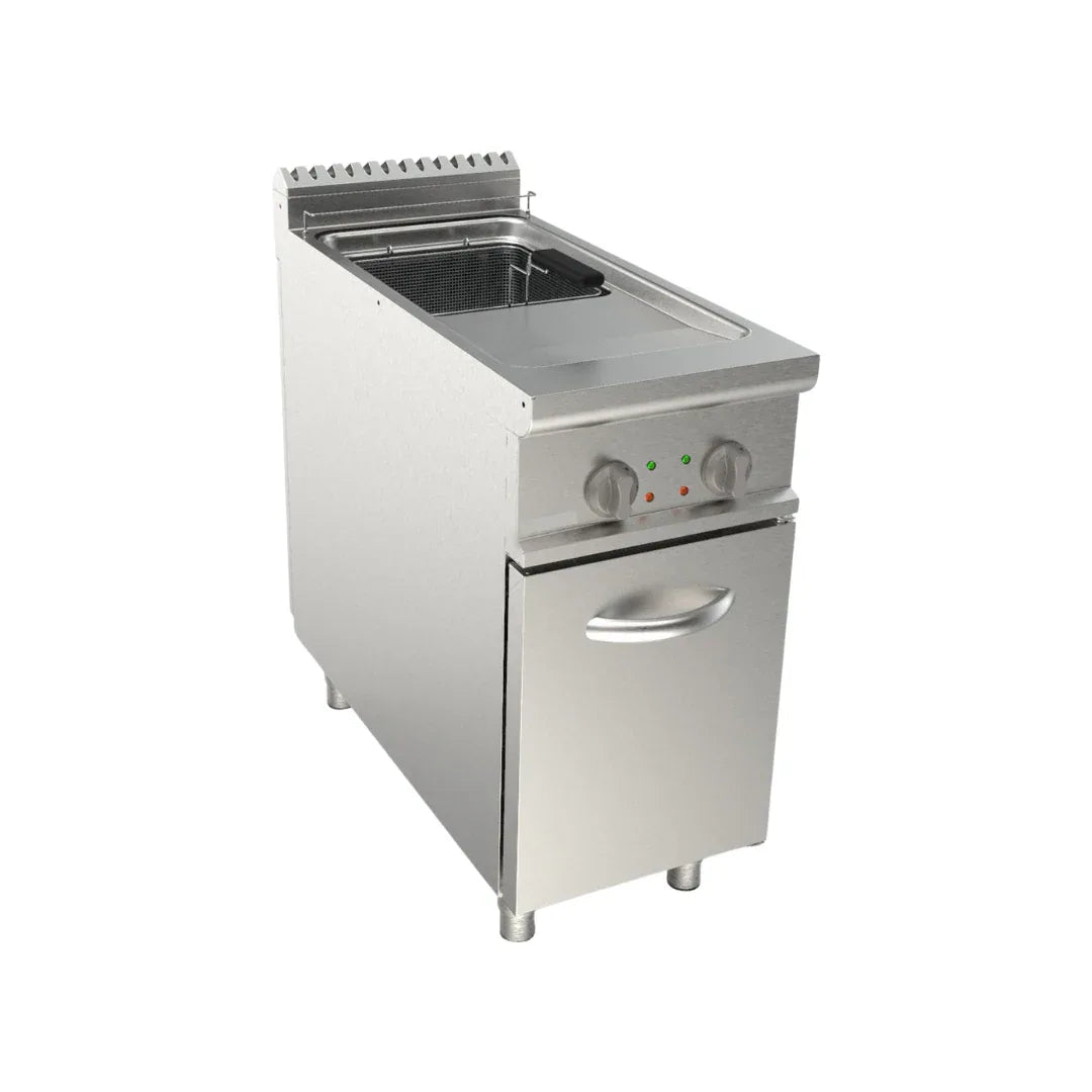 Friteuse électrique sur meuble avec porte 21L 20kW - CASTA - Friteuse électrique professionnelle