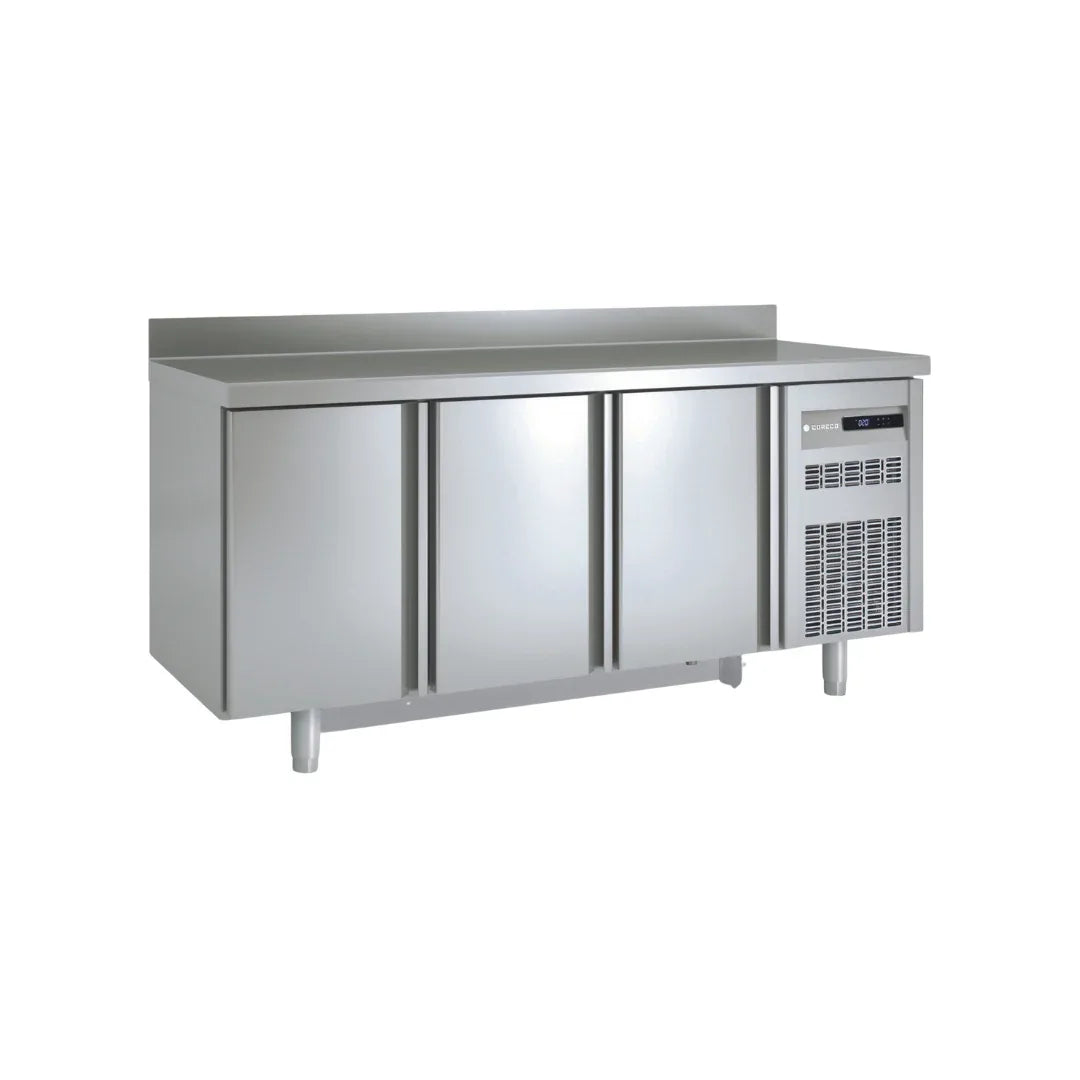 Meuble GN 1/1 réfrigérée négative gamme TOP - 3 portes pleines - CORECO - Table réfrigérée négative