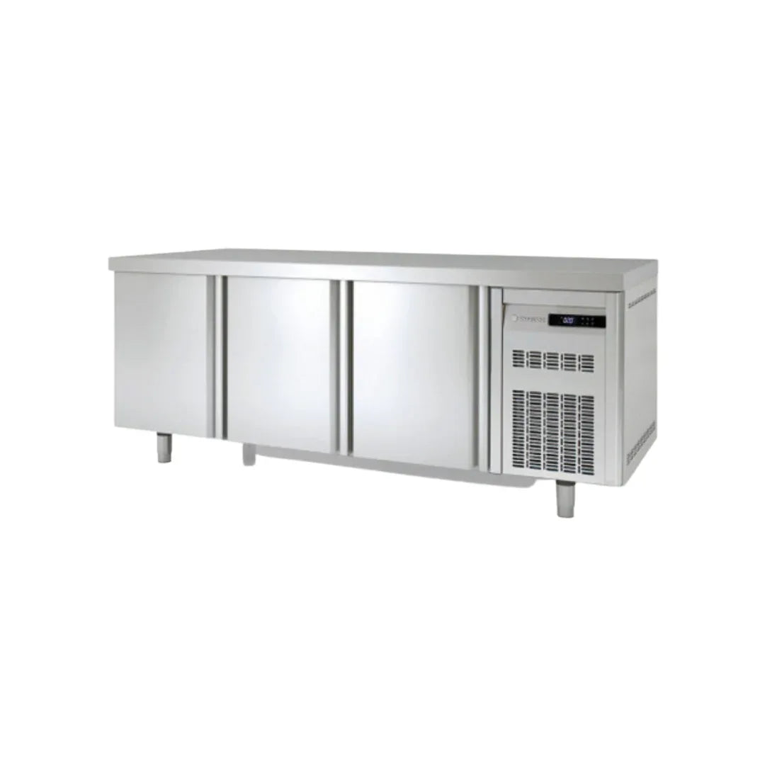 Meuble pâtissier 800 réfrigérée négative -15/-20°C gamme TOP - 3 portes pleines -2020x800x850mm CORECO vue 1 - Usine CHR