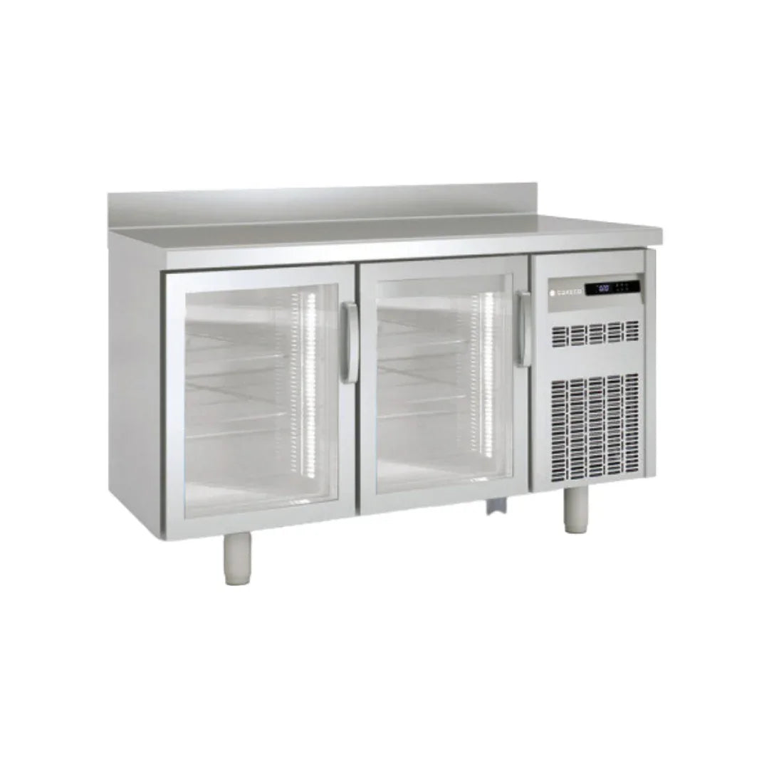 Meuble snack réfrigérée négative gamme TOP - 2 portes vitrées - CORECO - Table réfrigérée négative