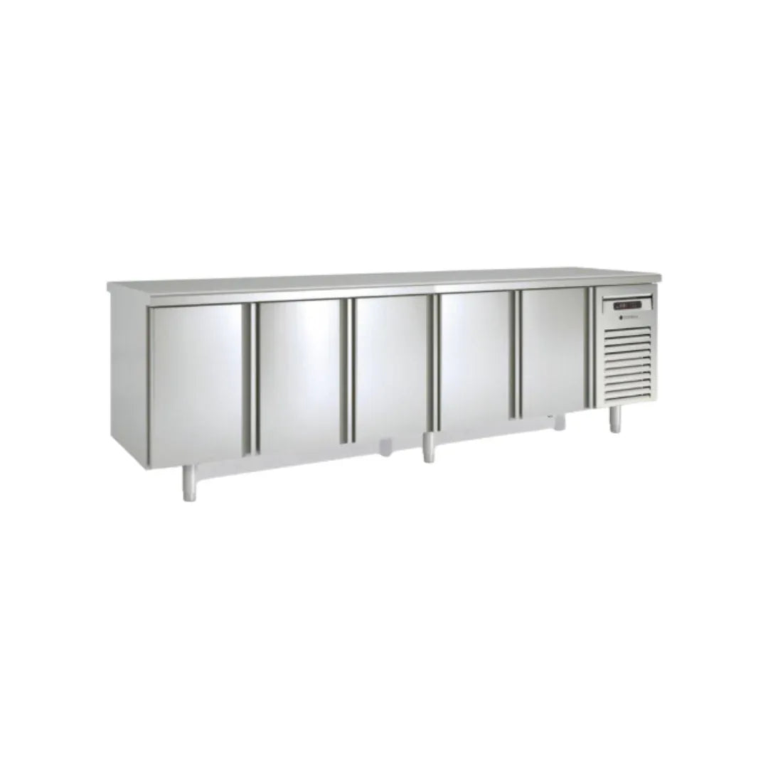 Meuble GN 1/1 Traversant réfrigérée positive gamme TOP - 5 portes pleines CORECO MFCG-300 vue 1 - Usine CHR