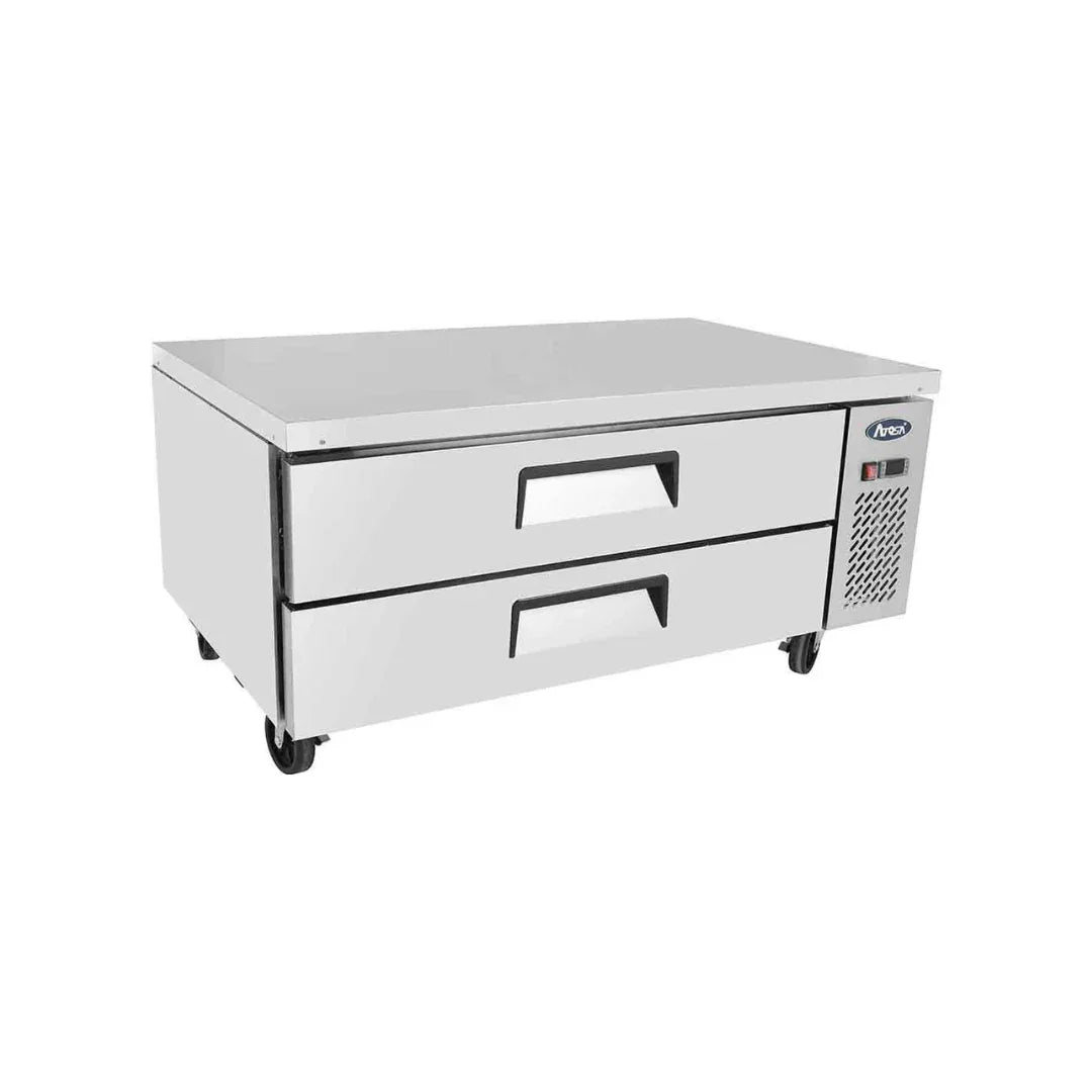 Soubassement réfrigéré positif 2 tiroirs 215L - ATOSA - Soubassement réfrigéré positif