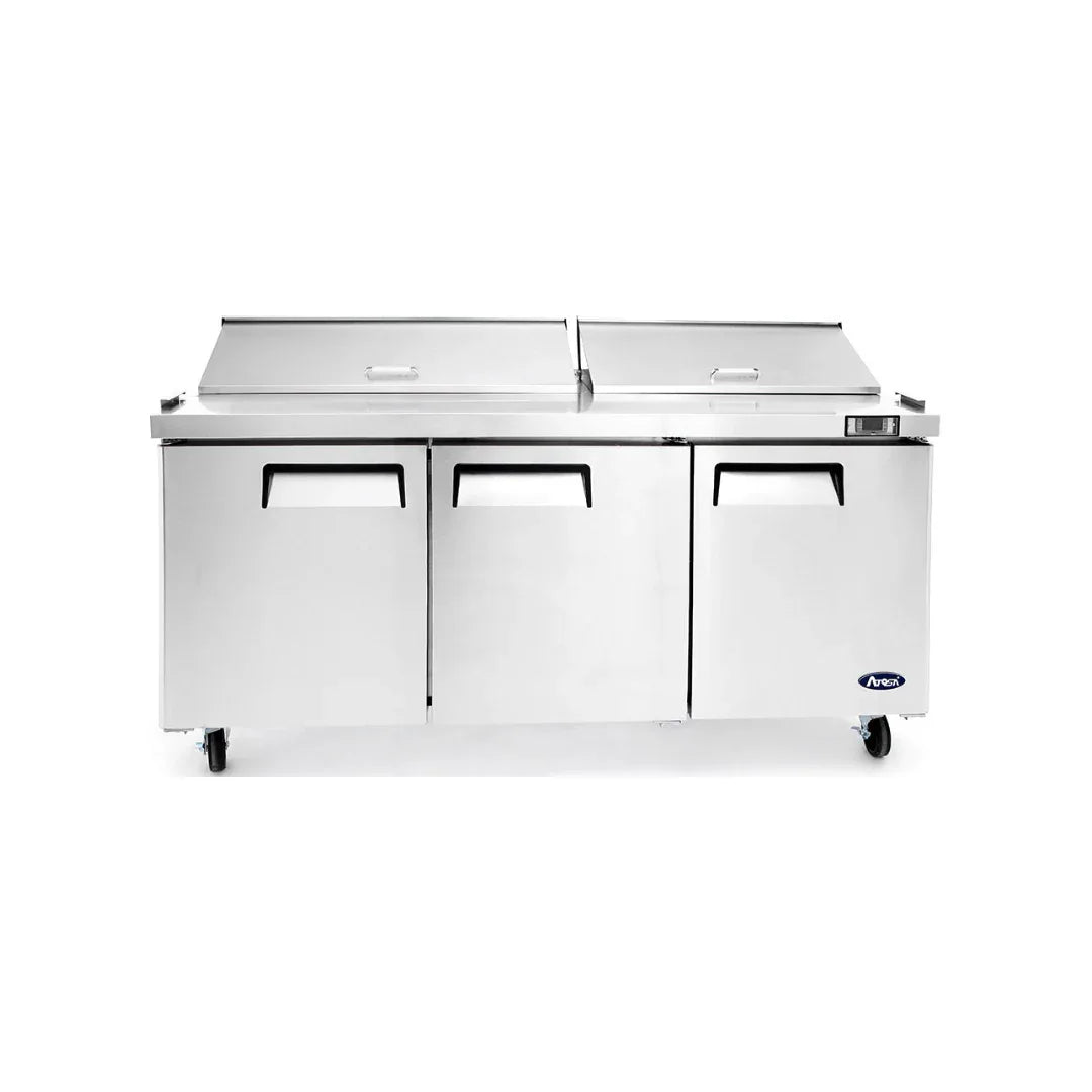Saladette réfrigérée positive 3 portes 600L - 18GN 1/6 - ATOSA - Meuble saladette