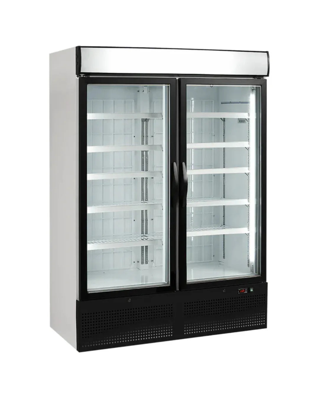 Congélateurs verticaux de vitrine 1370 x 700 x 2020 - TEFCOLD - Congélateur armoire professionnel
