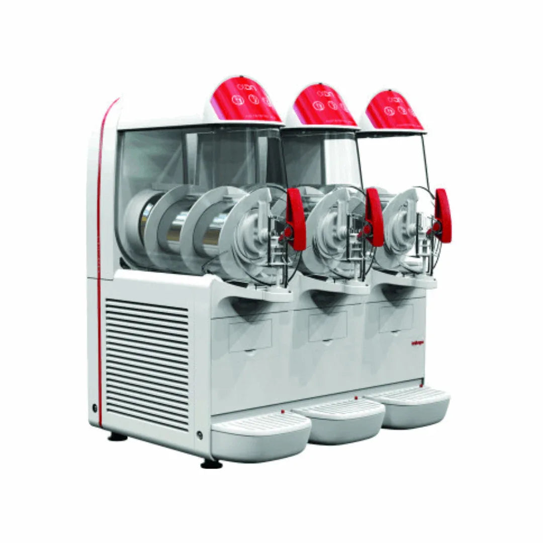 Distributeur de granité & frappé 6 litres 3x10 litres - UGOLINI - Machine à granita professionnelle