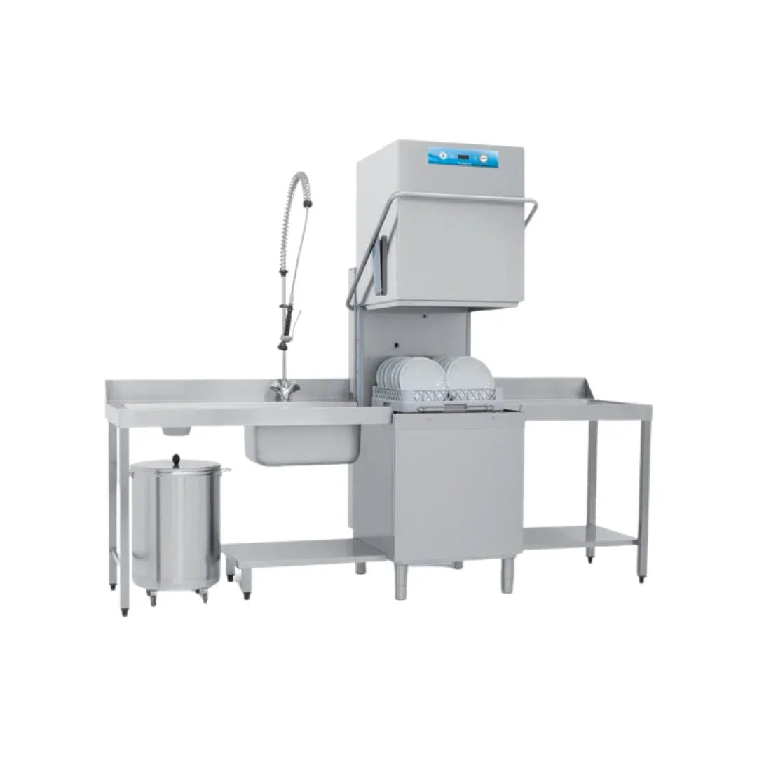 Lave vaisselle à capot NIAGARA - Panier 500x500mm - Passage : 465mm - Triphasé 400V - ELETTROBAR - Lave-vaisselle à capot