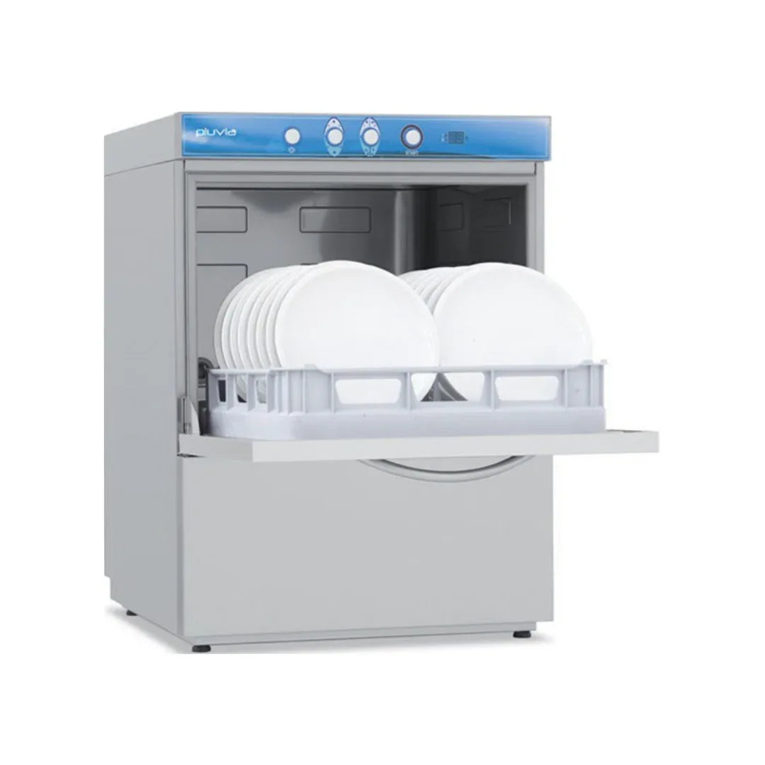 Lave vaisselle PLUVIA - Panier 500x500mm - Passage : 355mm - Triphasé 400V - ELETTROBAR - Lave-vaisselle professionnel