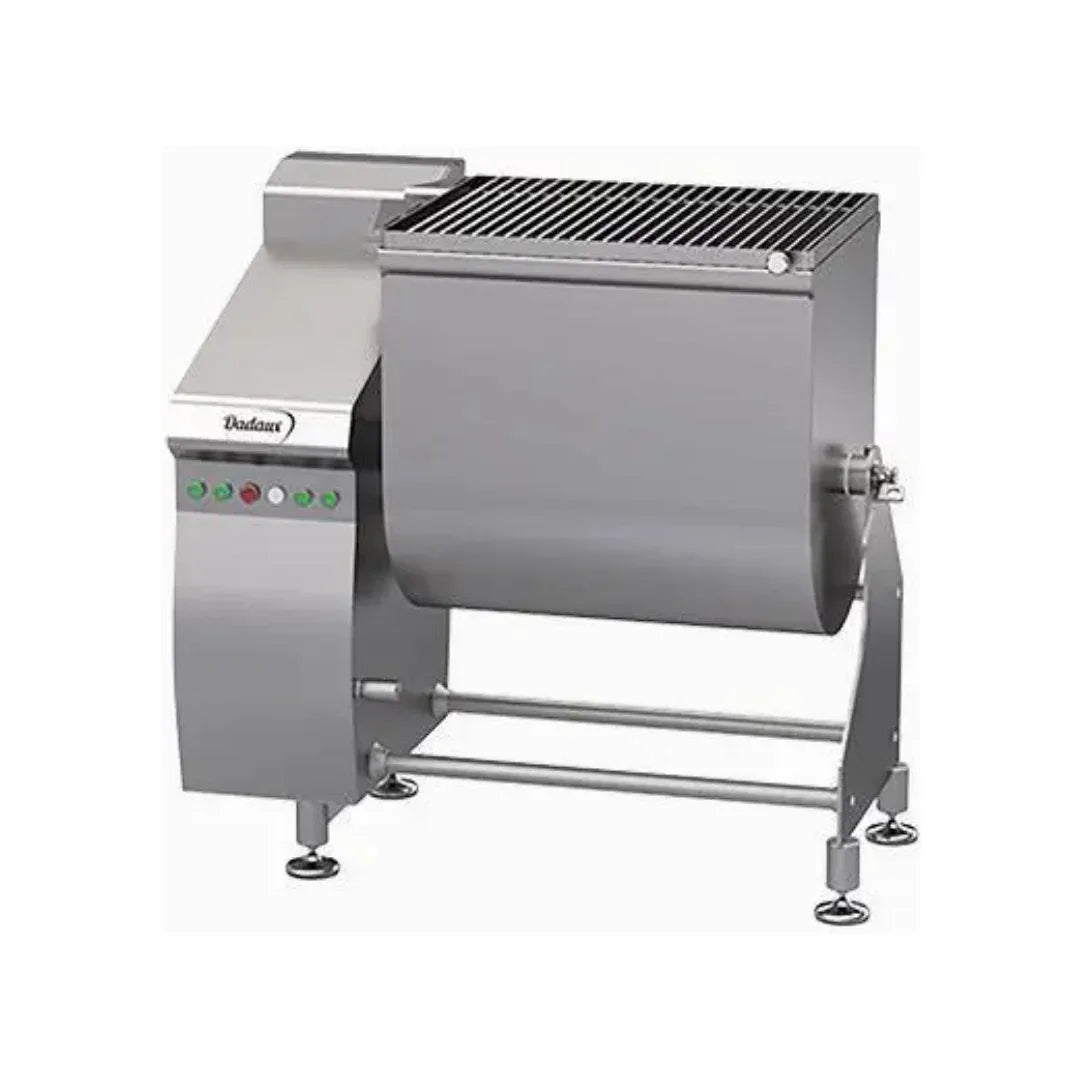 Mélangeur pétrin bras horizontal PMX275 MAX - Equipé avec élevateur bac 200L - Capacité de mélance 200 Kg - 275L 400V