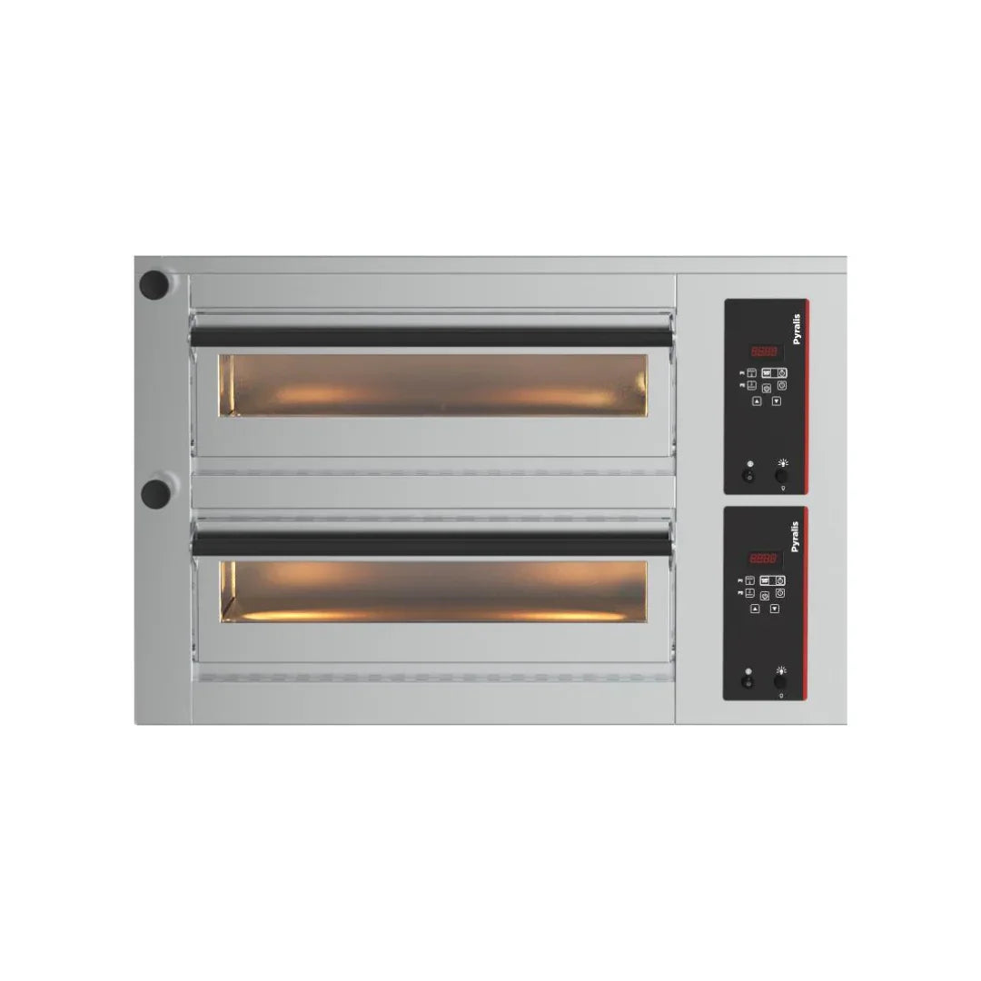 Four à pizza digital 6+6 pizzas - 1130x1360x830mm - PIZZAGROUP - Four à pizza électrique