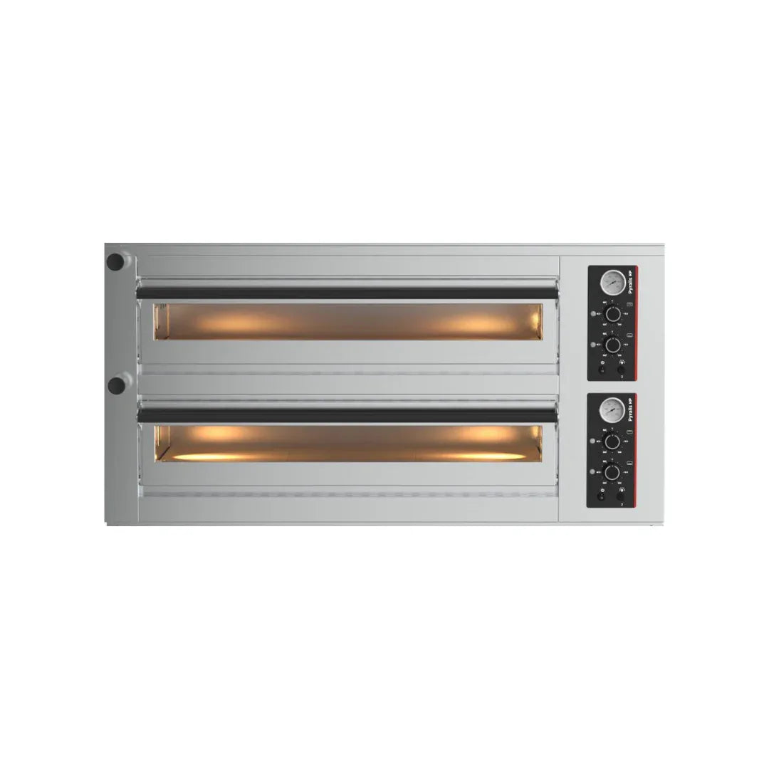 Four à pizza mécanique 9+9 pizzas - 1480x1360x830mm PIZZAGROUP PY M18 vue 1 - Usine CHR