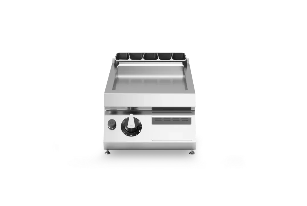 Plancha lisse 1 zone à gaz à poser - 7 kW Gaz - 400x730x280mm MODULAR R70/40FTG/CL/T vue 1 - Usine CHR