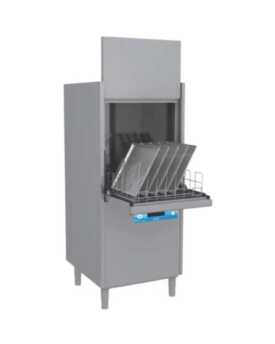 Lave batterie RIVER - Panier 560x630mm - Passage : 650mm - avec pompe de vidange - Triphasé 400V - ELETTROBAR - Lave-batterie