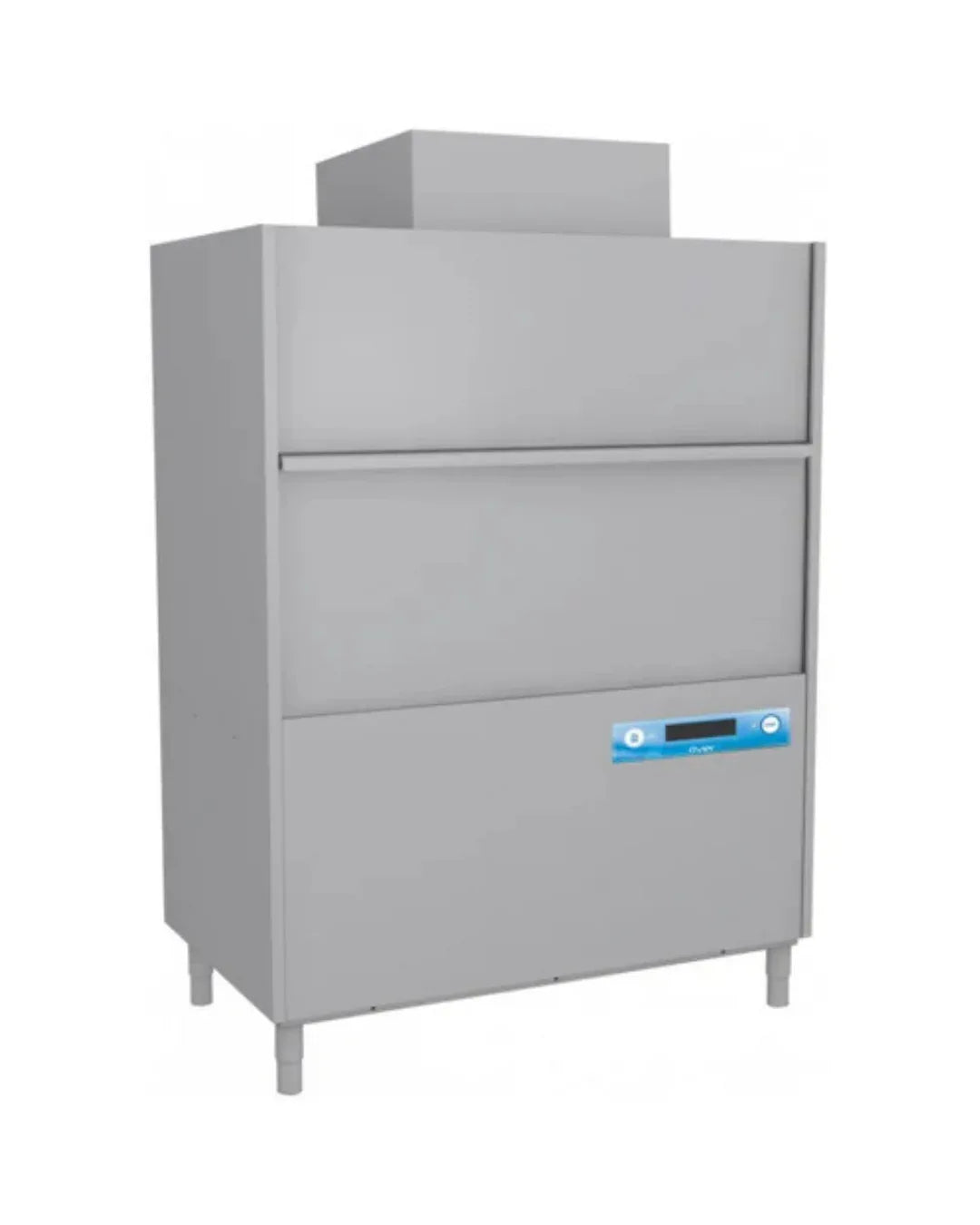 Lave batterie RIVER - Panier 1310x700mm - Passage : 850mm - avec condenseur de buée - avec pompe de vidange - Triphasé 400V -