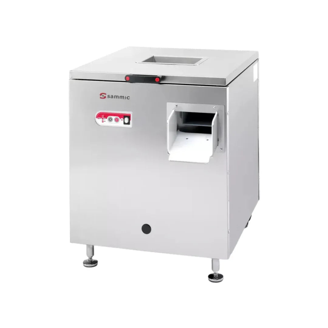 Polisseuse à couvert avec frein-moteur et ventilateur en sortie - 8000 couverts/heure - 630x693x783mm SAMMIC vue 1 - Usine