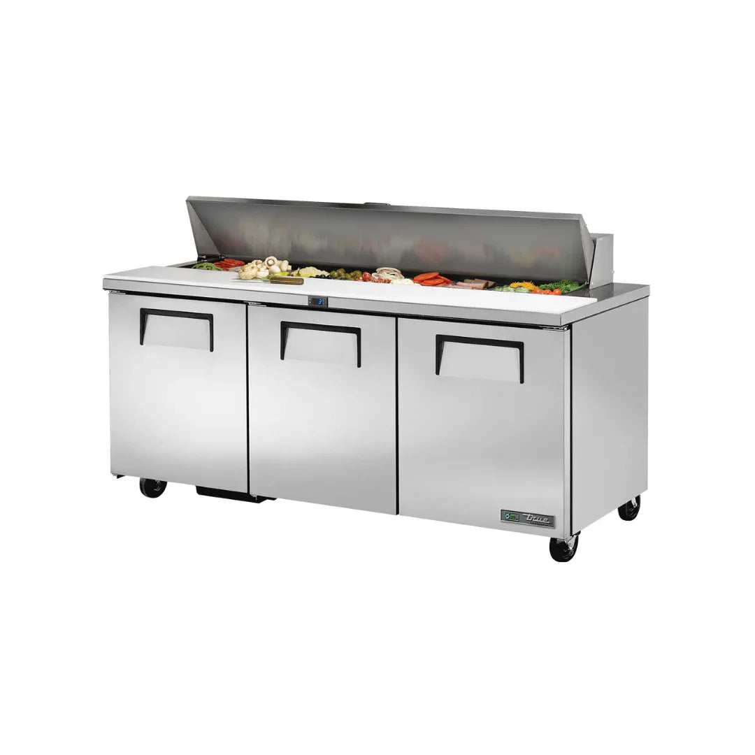 Table de préparation positive 3 portes - Série TSSU TRUE - 538L - 36xGN1/6 TRUE REFRIGERATION vue 1 - Usine CHR