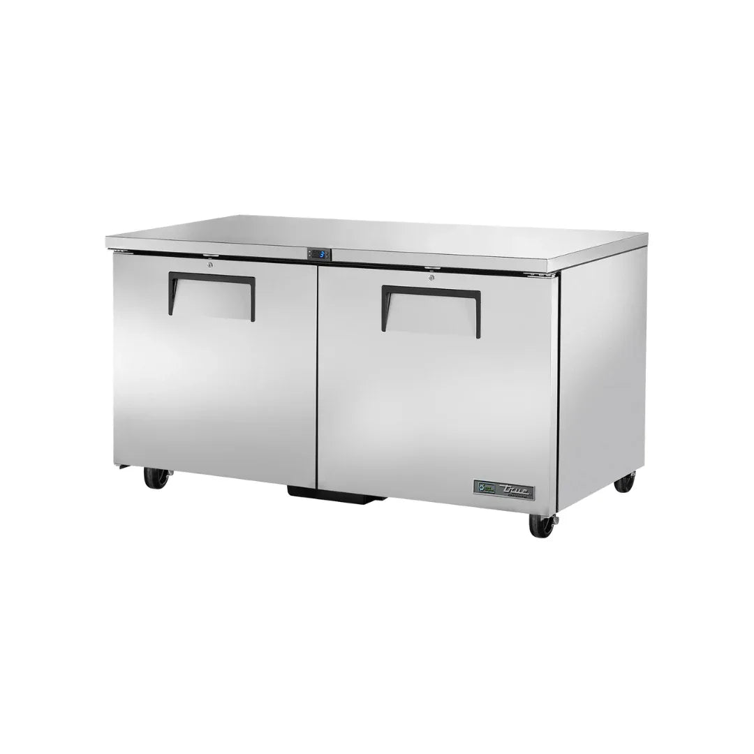 Meuble bas réfrigéré positive 2 portes - Série TUC TRUE - 439 litres - 1534x766x839mm - TRUE REFRIGERATION - Table réfrigérée