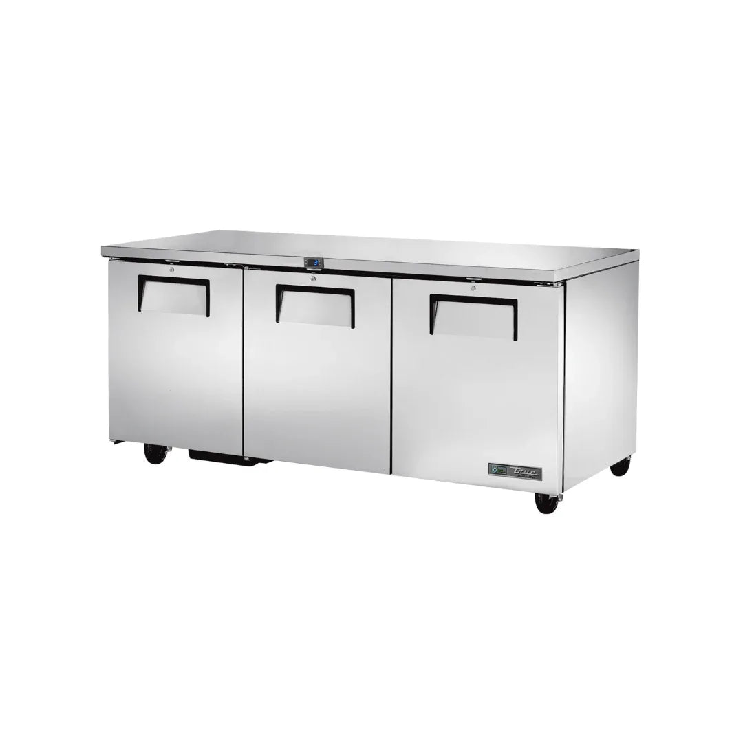 Meuble bas réfrigéré positive 3 portes - Série TUC TRUE - 538 litres - 1839x766x839mm - TRUE REFRIGERATION - Table réfrigérée