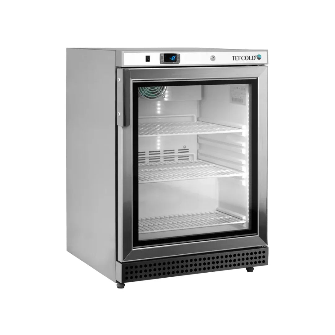 Congélateurs verticaux de vitrine 600 x 600 x 850 - TEFCOLD - Congélateur armoire professionnel
